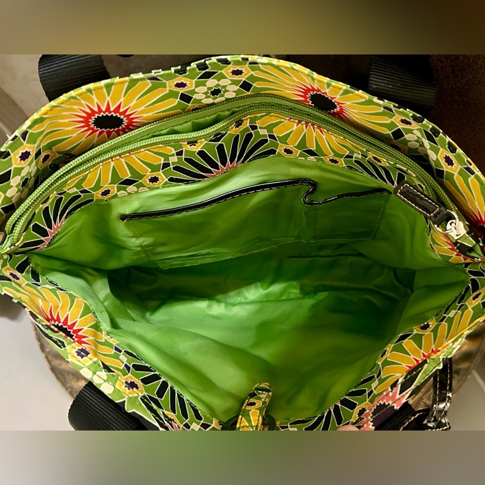 Franco Sarto Vibrant Floral Tote - Black, Yellow, Green *NWOT - Picture 13 of 16